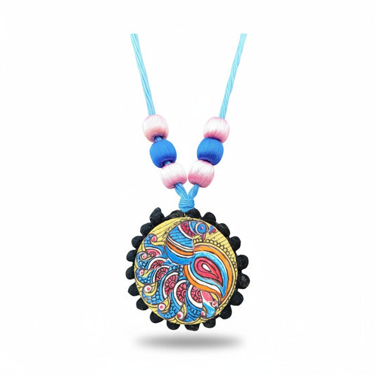 Nritya Hand-painted Necklace