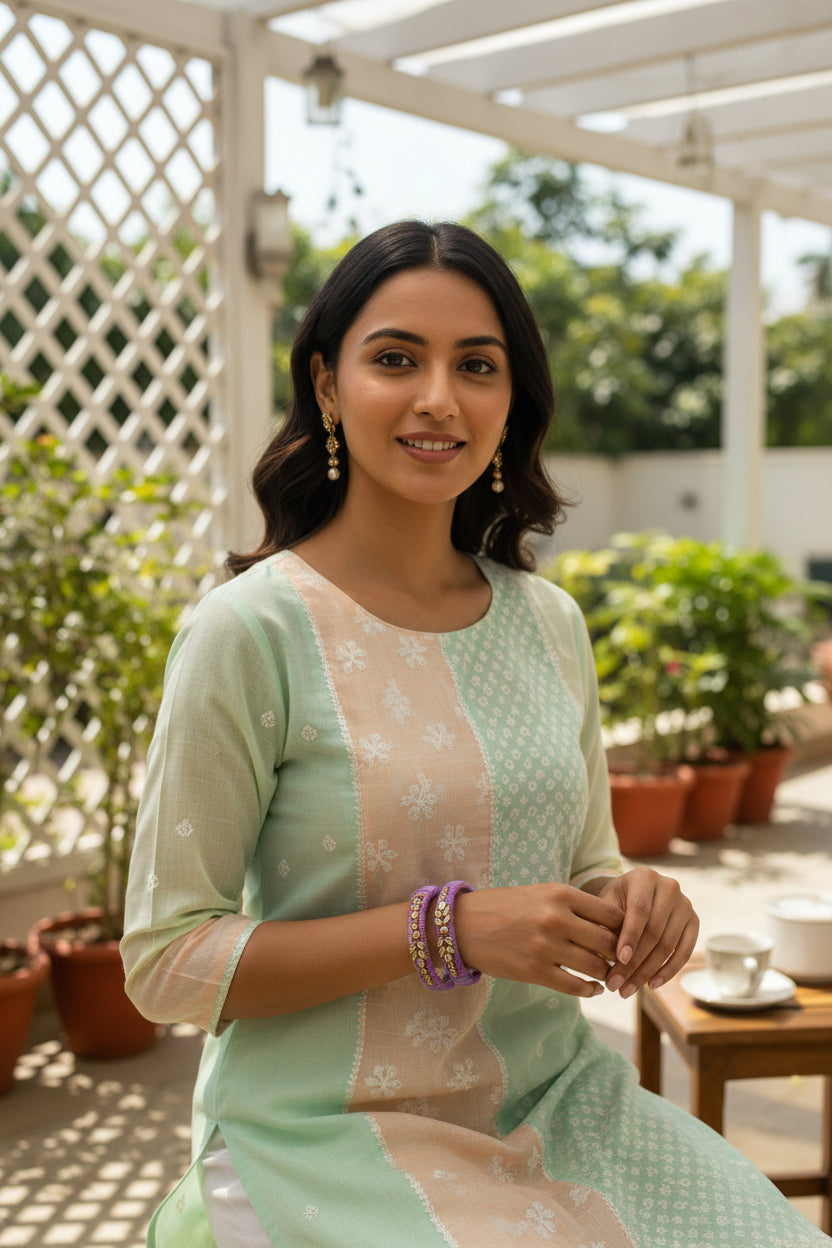 Aira Pastel Kundan Bangles